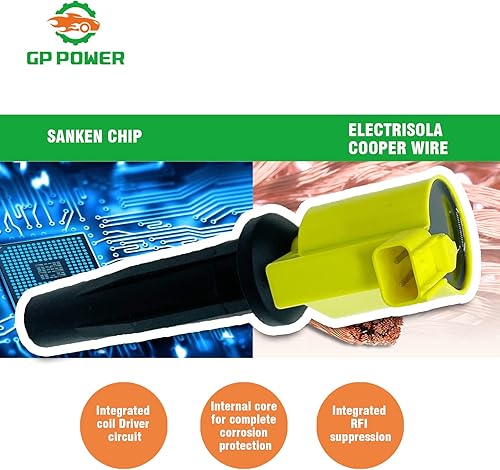 Miniatura 3 de BOBINA DE ENCENDIDO DG507 FD505 UF621 JUEGO DE 4 CONPAITBLE CON FORD Escape Focus C-Max Escape Fusion Transit Connect Mazda 3 6 Mercury Mariner