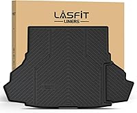 Vista 17 de LASFIT Alfombrillas para Ford F250 F350 F450 2017-2026 Crew Cab asiento delantero de cubeta Trasero con alfombra de almacenamiento plegable plana