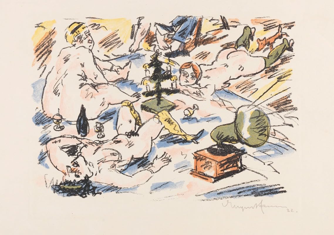 Hamm Eugen- Vorstadt-Bordell. (1923) Poster Print by Joachim Ringelnatz (18 x 24)