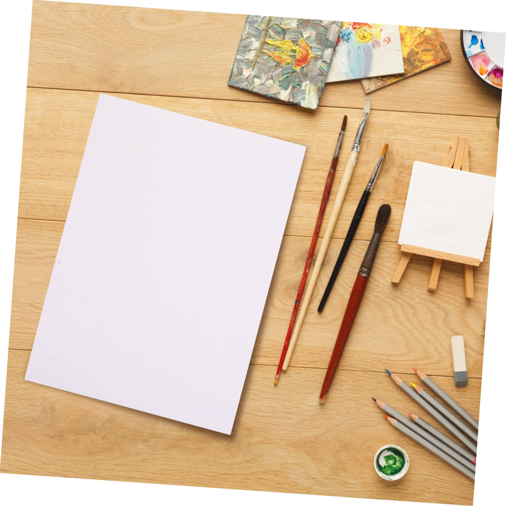 100feuilles Papier Autocollant Imprimable Étiquettes Autocollantes Papier Adhésif Pour Étiquettes