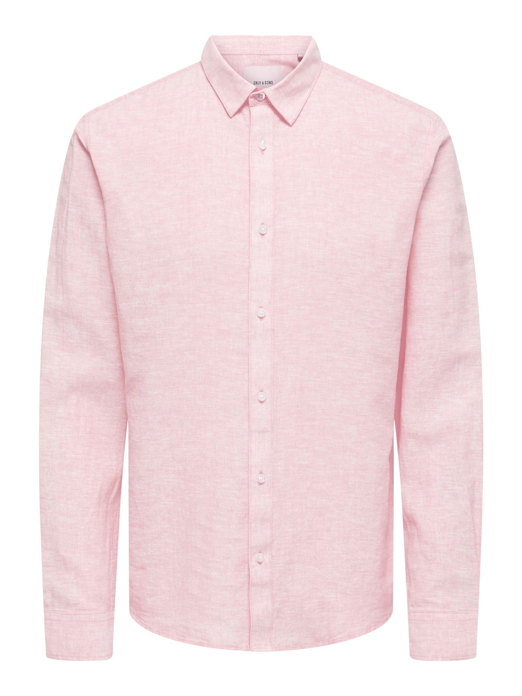 Only & Sons Male Hemd ONSCAIDEN Leinen Hemd