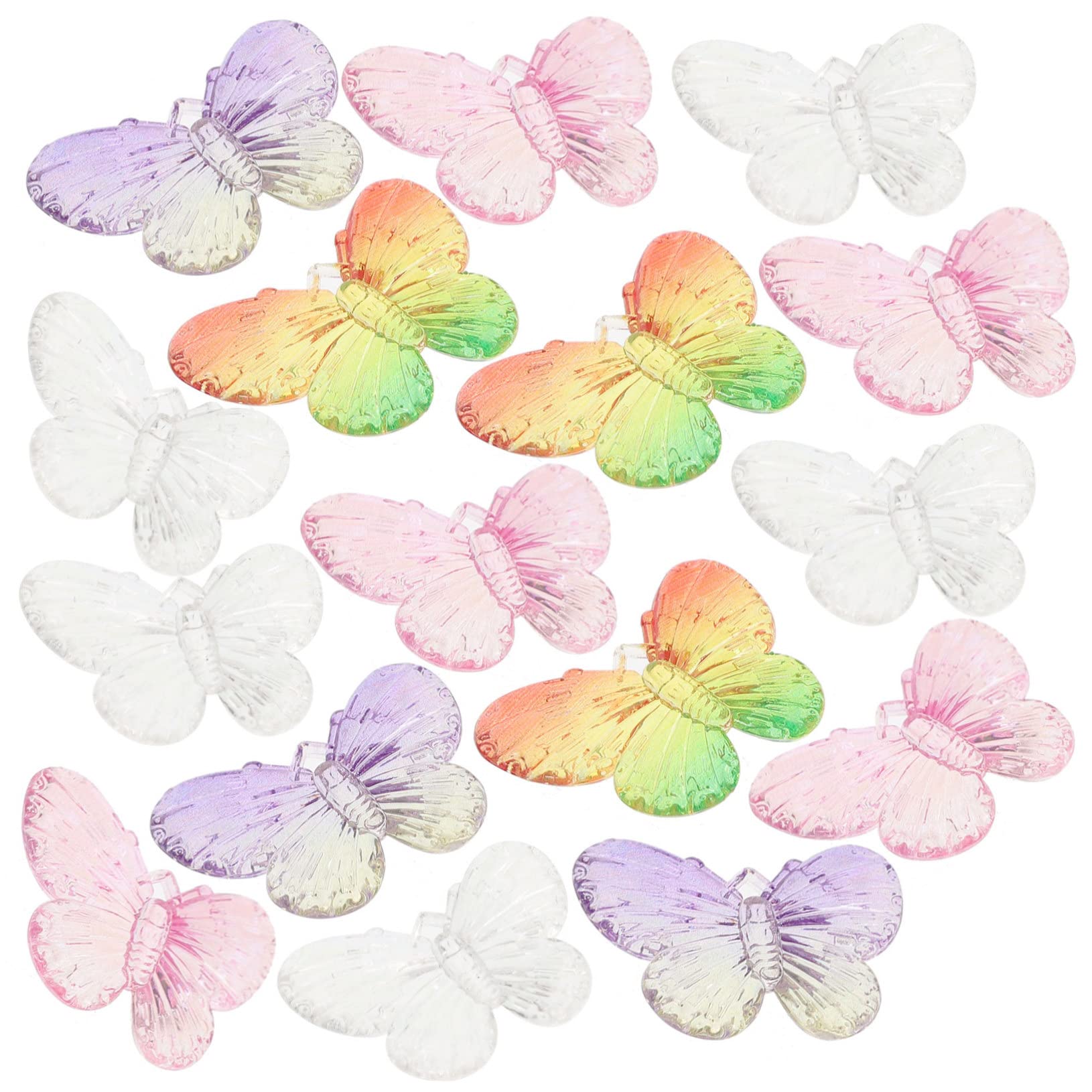TEHAUX 150 Piezas Colgantes Decorativos Mariposas Colgantes De Joyería Colgante Exquisito Cuentas De Encanto Del Bolso Colgante De Exquisito Único De