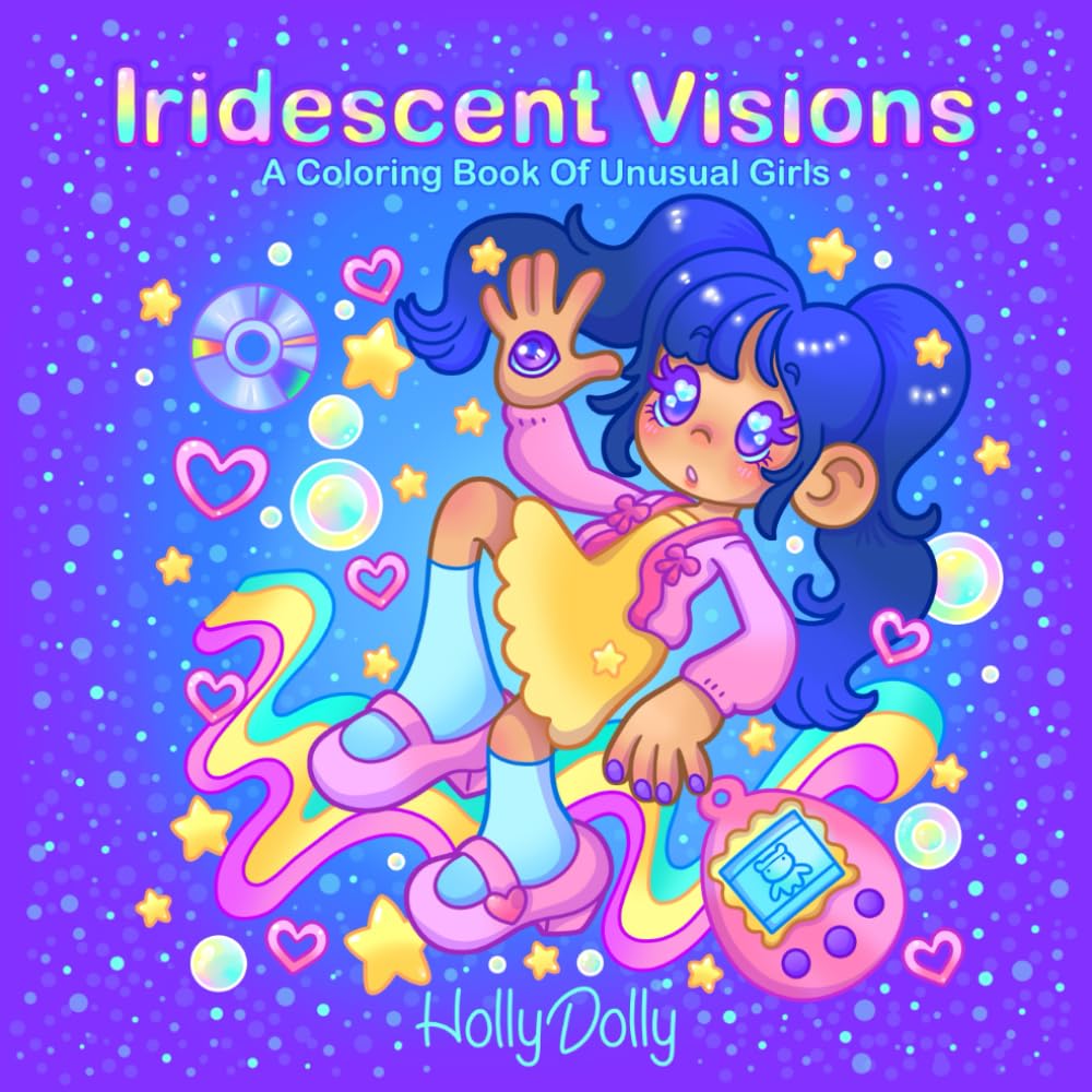 Iridescent Visions: A Coloring Book of Unusual Girls
