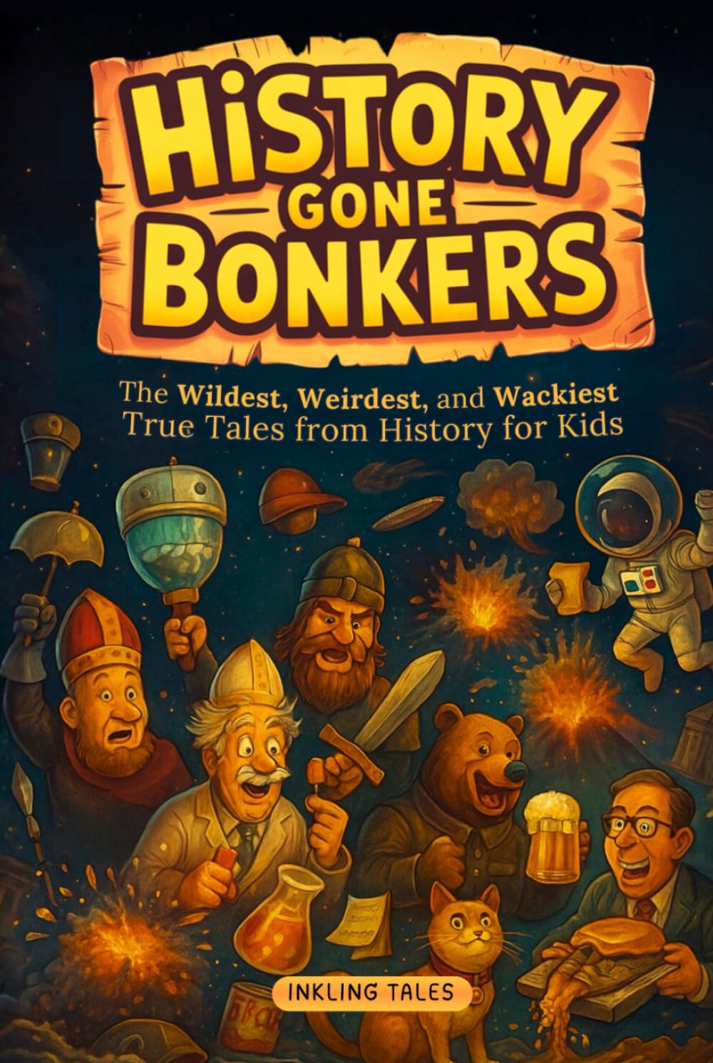 History Gone Bonkers: The Wildest, Weirdest, and Wackiest True Tales from History for Kids (The Bonkers Library for Kids)
