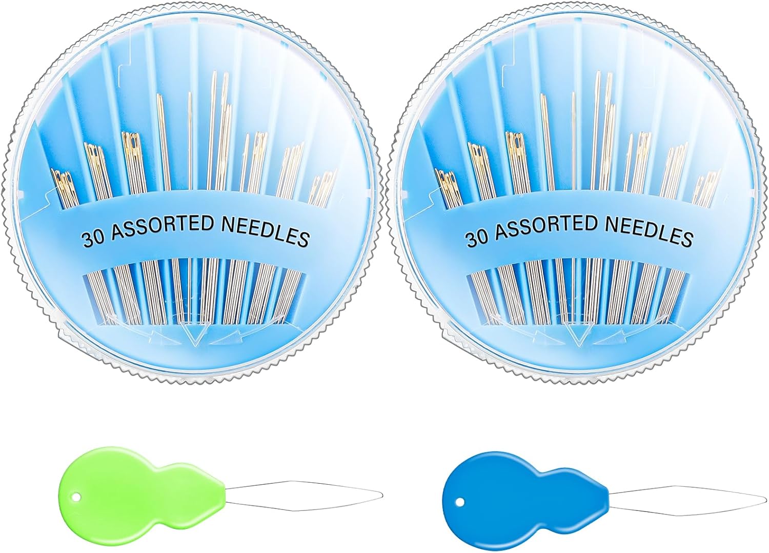 60 Pack Handmade Premium Sewing Needles, 6 Sizes Sewing Needles, Sewing