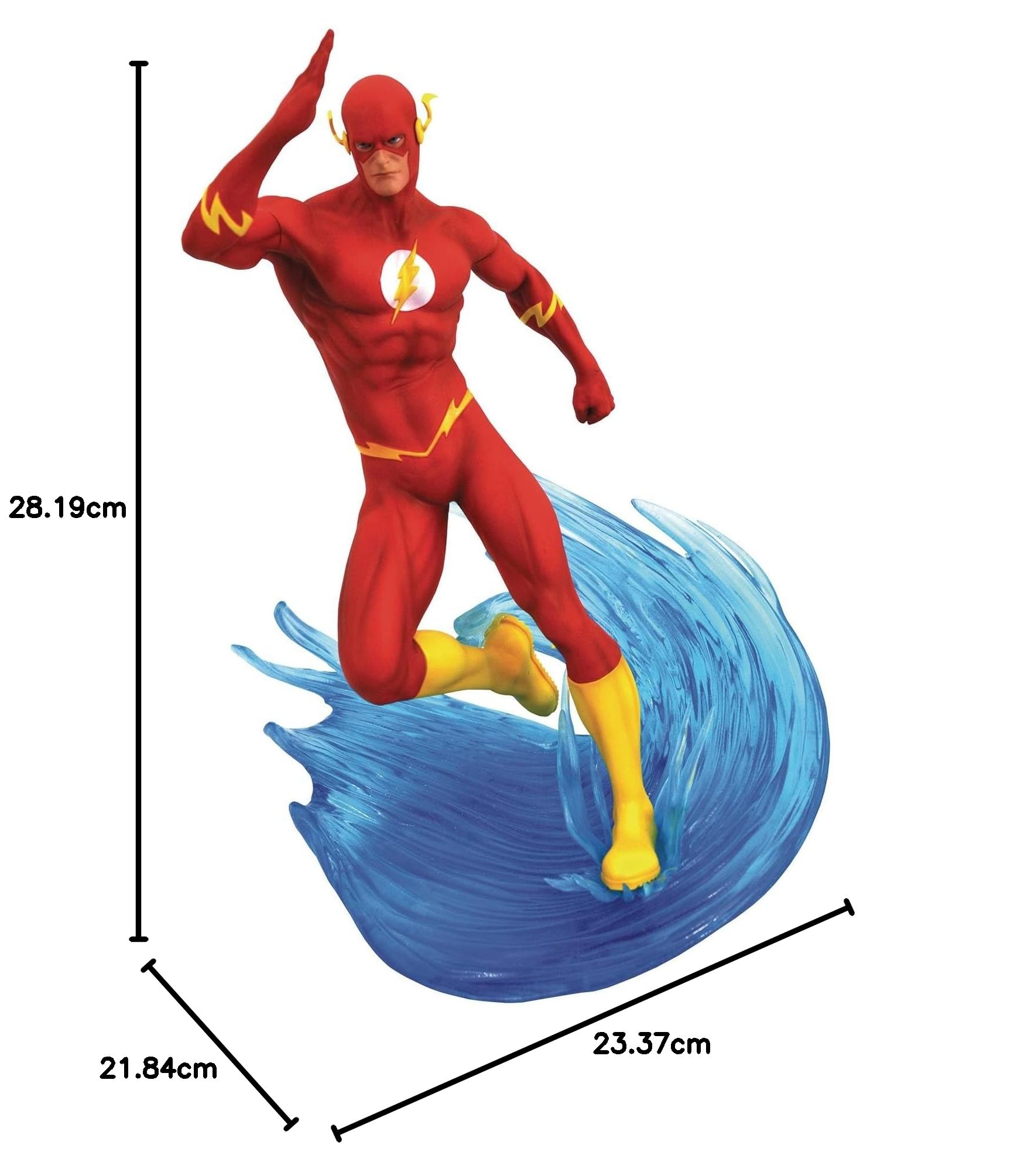 ［ダイアモンドセレクト］DC The Flash Gallery フィギュア DC Gallery Flash Comic PVC Figure | Amazon.com.br
