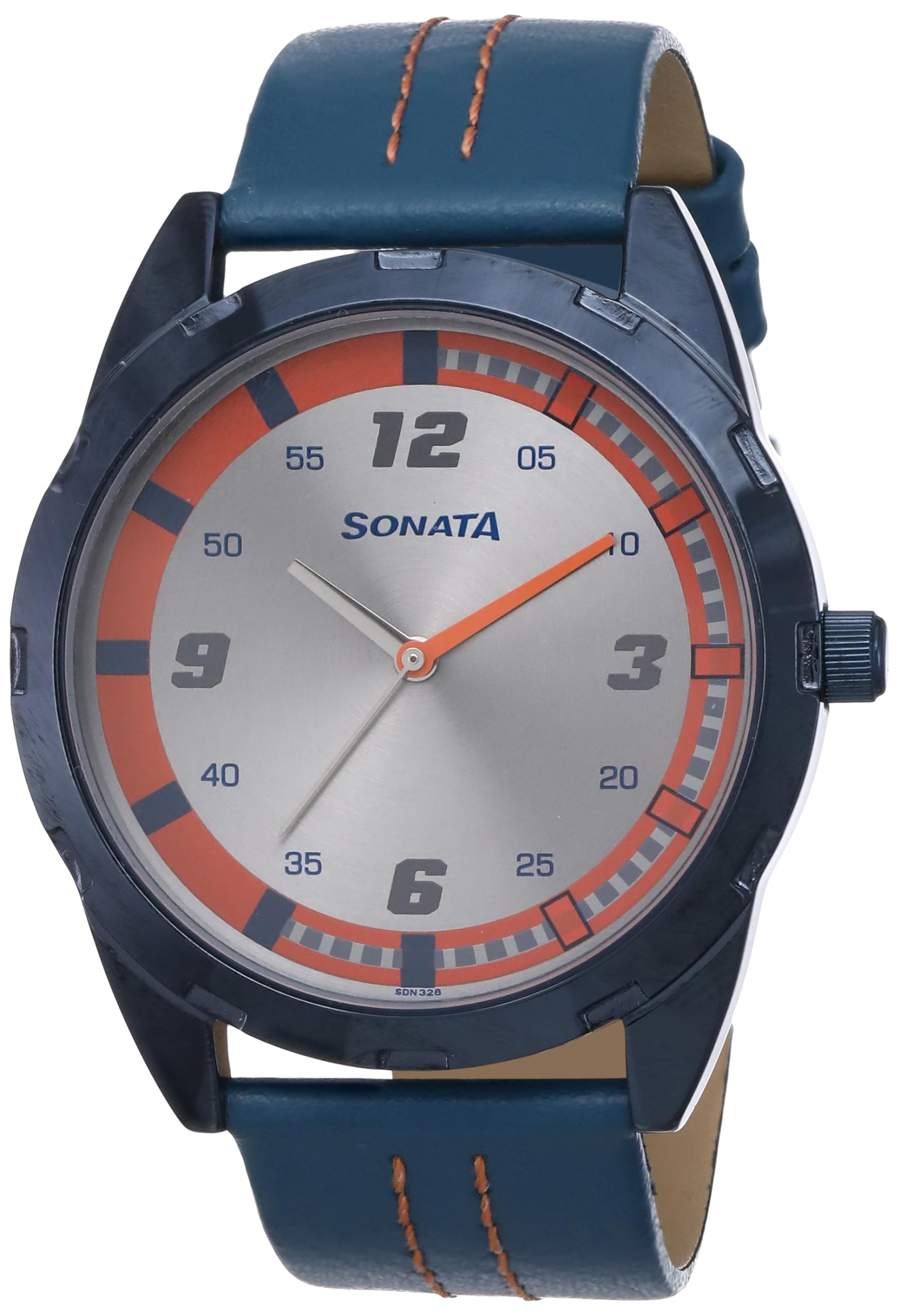 Sonata Blues Quartz Analog Two Toned Dial Metal Strap Watch for Men-7149QL01 (B0CRHQ9QXQ) Amazon Price History, Amazon Price Tracker