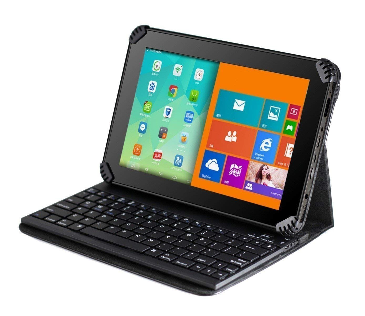 Spanish Bluetooth Keyboard Case Cover Compatible with The Kivors Tablet 3G 9.6 Inch