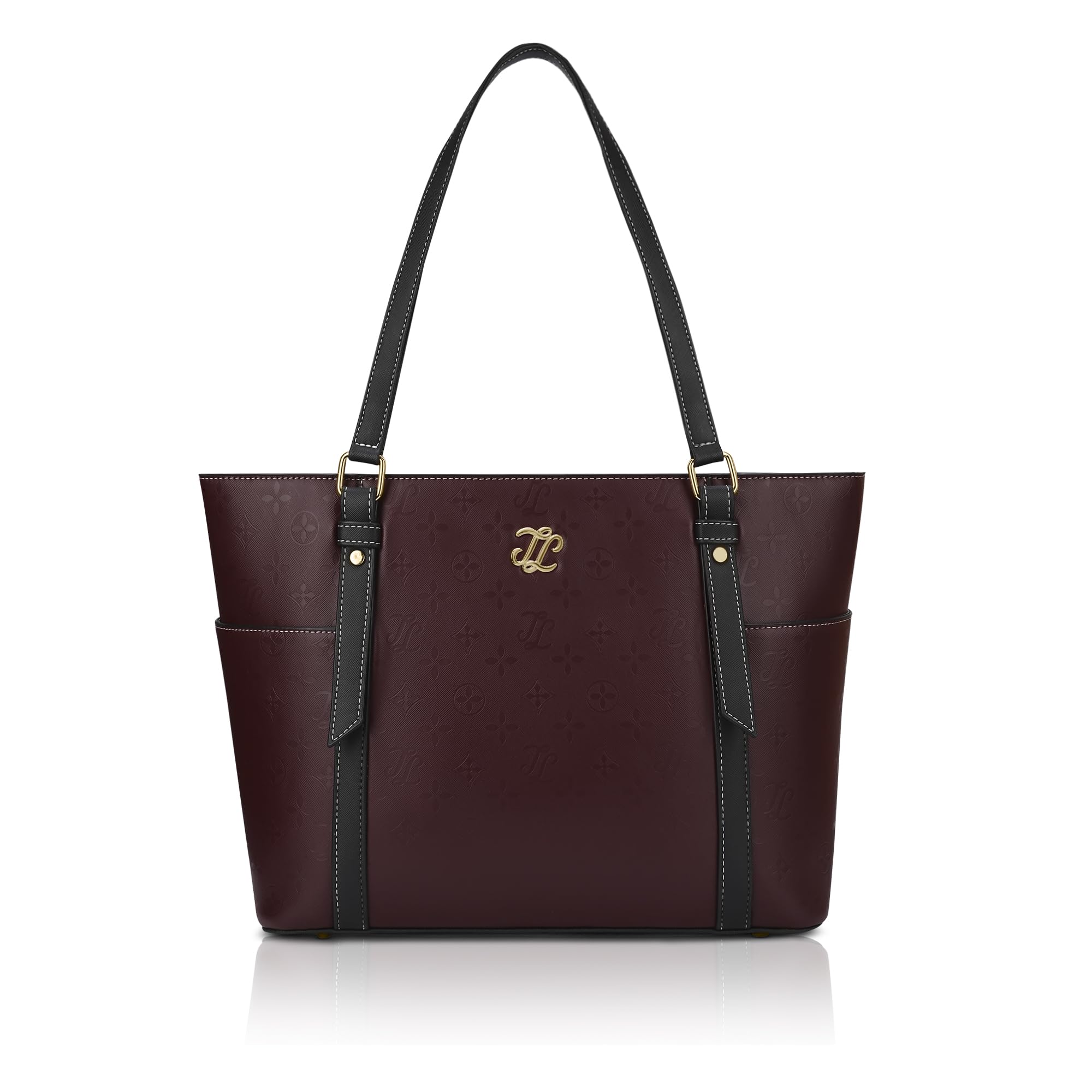 lavie signature Women's Harisburg Monogram Tote Laptop Bag | Tote Laptop Bag for Work | Ladies Purse | Stylish Shoulder Bag | Gift for Women-picture-44