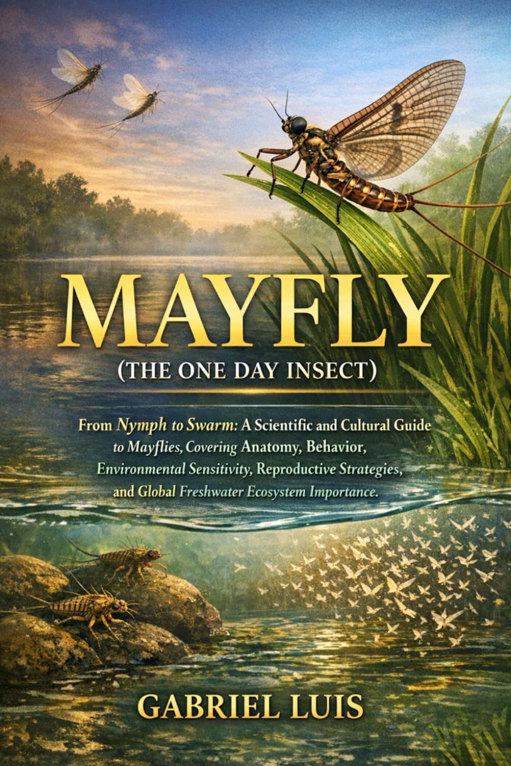 MAYFLY( THE ONE DAY INSECT): From Nymph to Swarm: A Scientific and Cultural Guide to Mayflies, Covering Anatomy, Behavior, Environmental Sensitivity, ... and Global Freshwater Ecosystem Importance.