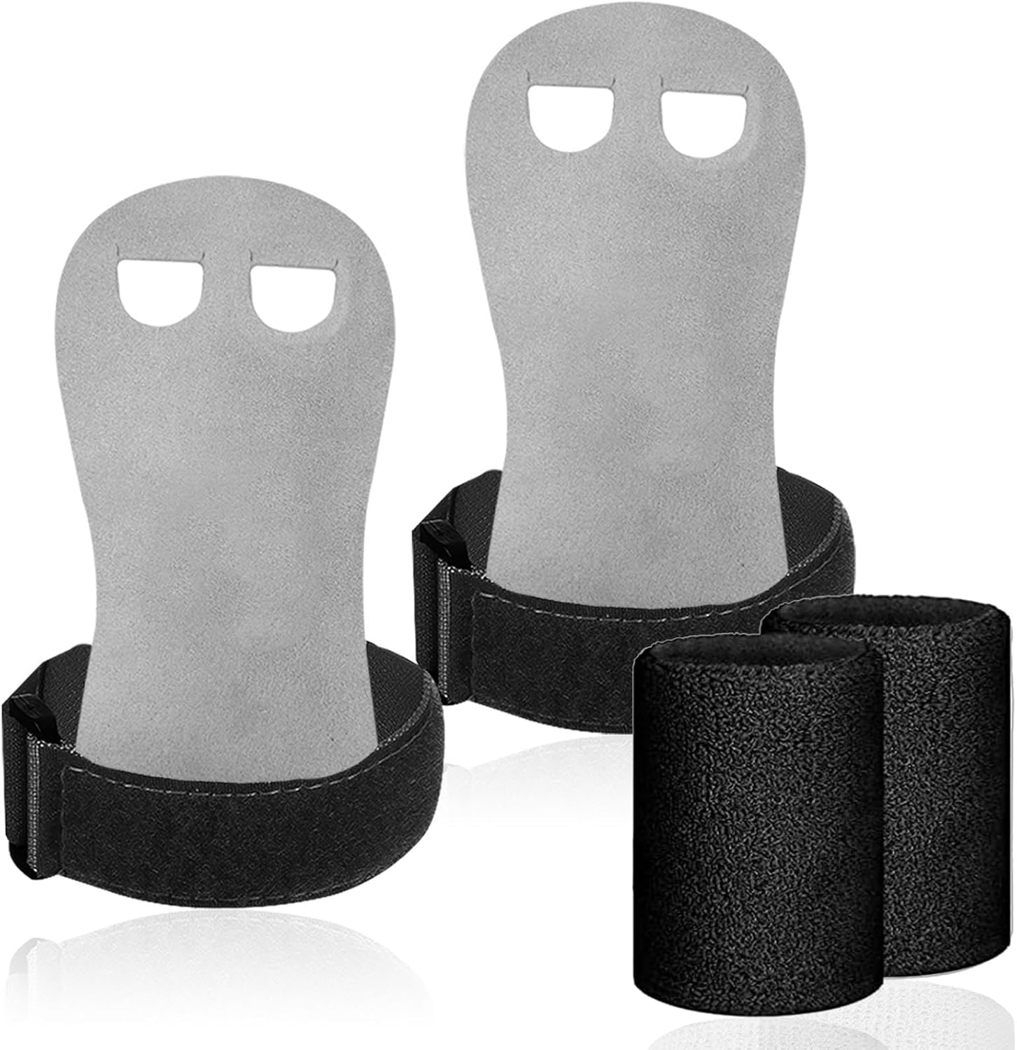 Gymnastics Grips Wristbands Set for Kids Girls Youth, Palm Protection