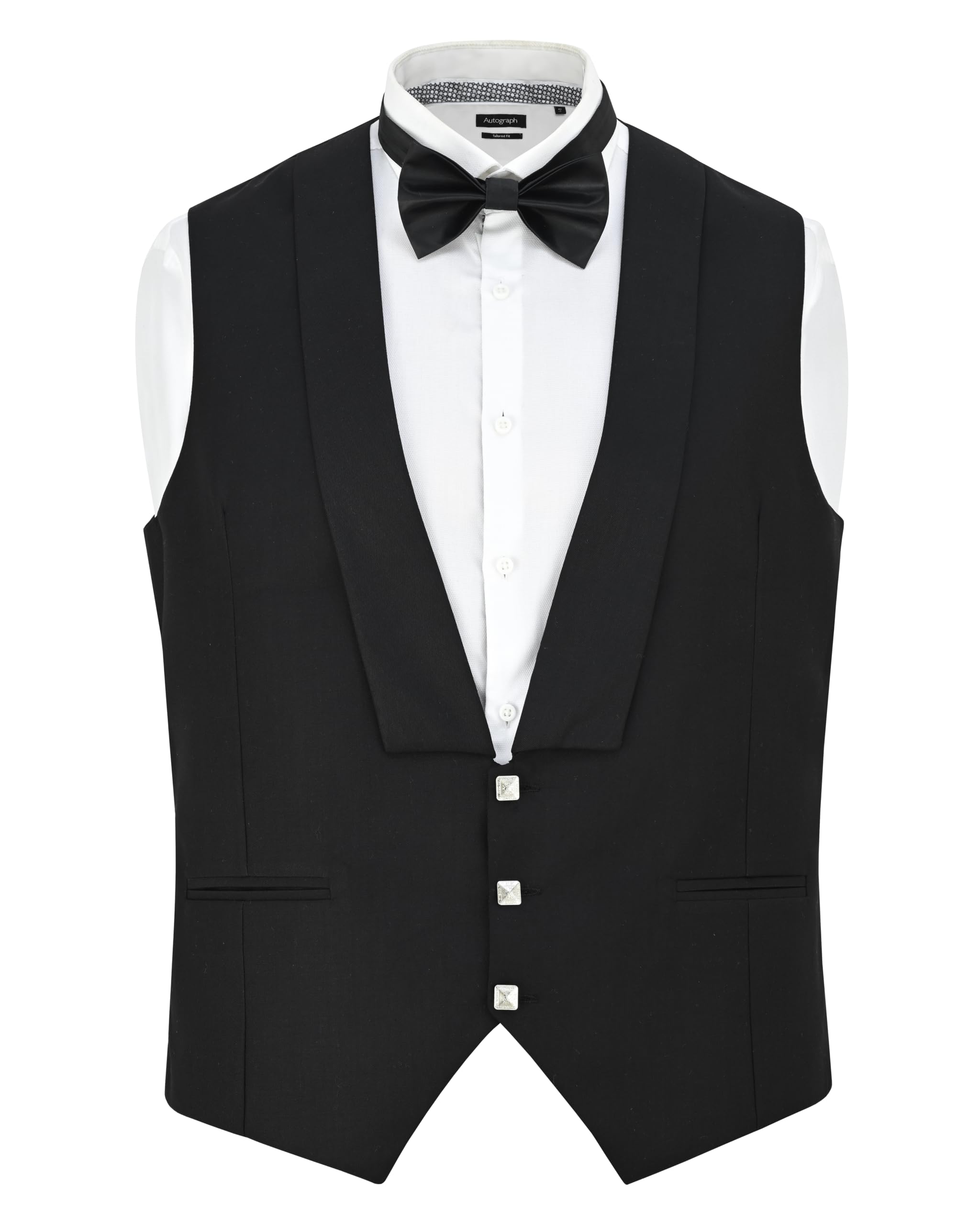 Hamilton Kilts Gilet da kilt scozzese Prince Charlie con bottoni a forma di cardo, abbigliamento tradizionale delle Highlands