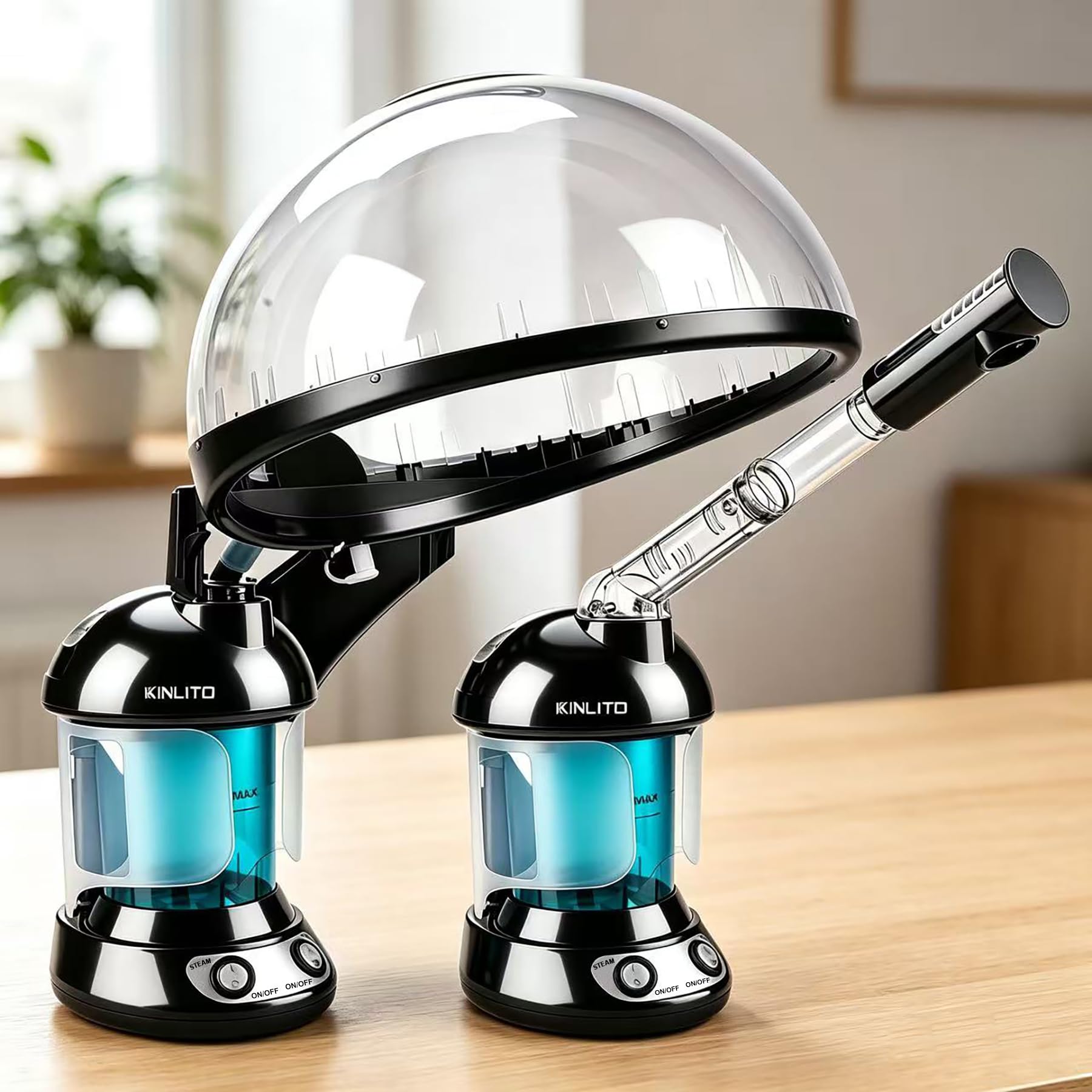 Amazon.com: KINLITO 2 in 1 Hair & Facial Steamer with Ozone - Warm