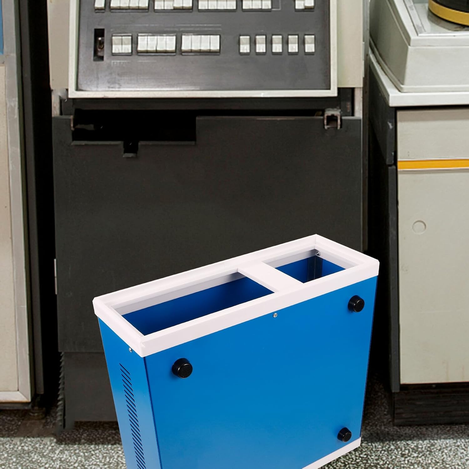 Kisangel Metal Electrical Project Box 115x310x285mm Metal Enclosure Case Outdoor Junction Box Weatherproof Electronics Housing for Electrical Wiring