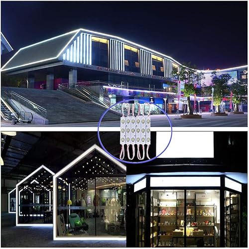 Vista 31 de LED Module, 100pcs 49.8 Ft 5730 SMD 150LM Per LED Module IP65 Waterproof Decorative Light for Advertising Signs with Tape Adhesive Backside