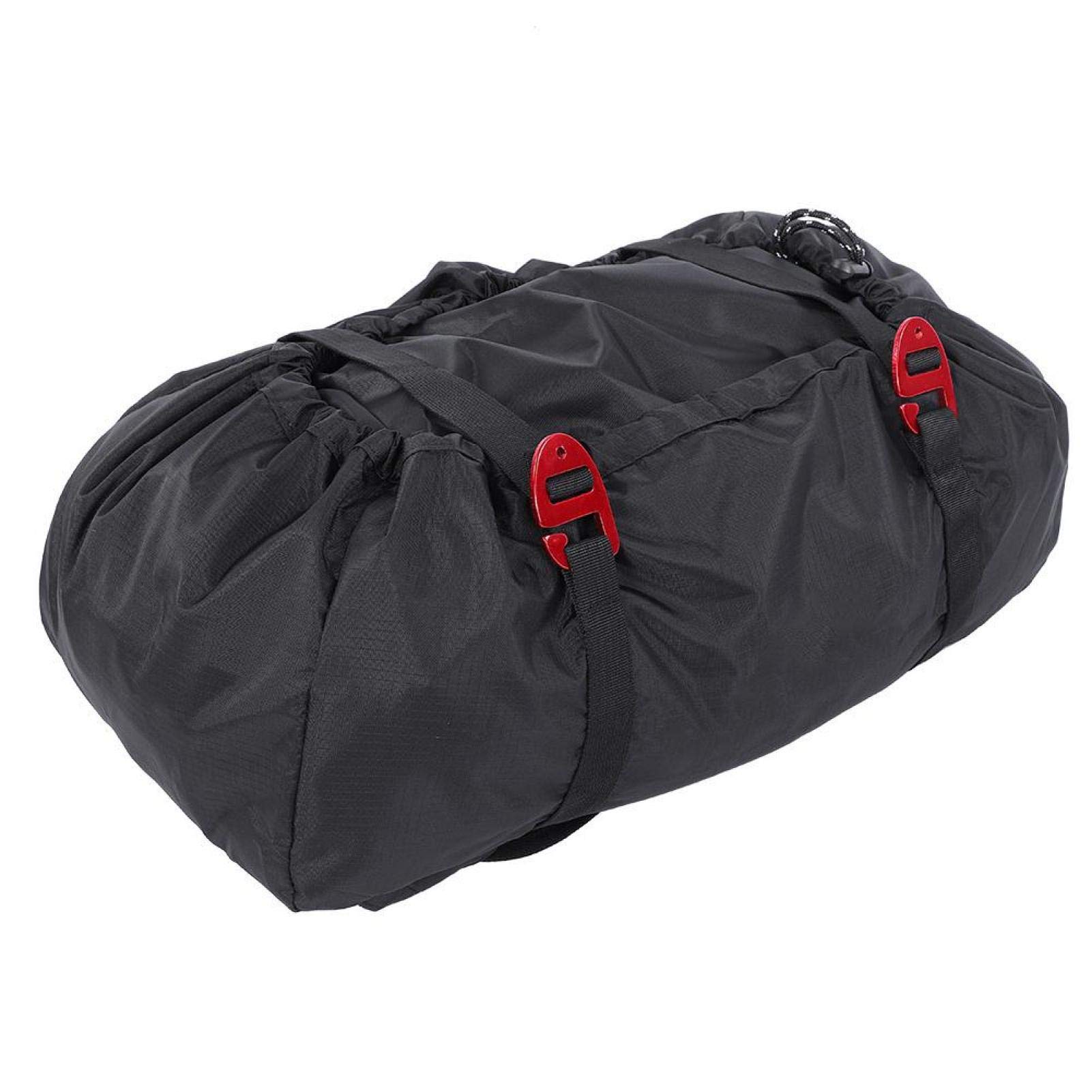 Sac De Rangement Pour Matériel D'escalade - Tissu Oxford 420D | 84 X 27 Cm Déplié | Multiple Poches Et Boucles | Pour Mousquetons, Dégaines, Petites Pièces