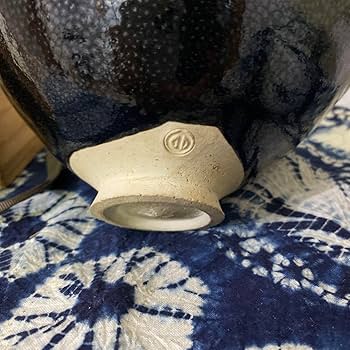 Amazon.co.jp: 人間国宝 清水卯一 油滴釉茶碗 : ホーム＆キッチン