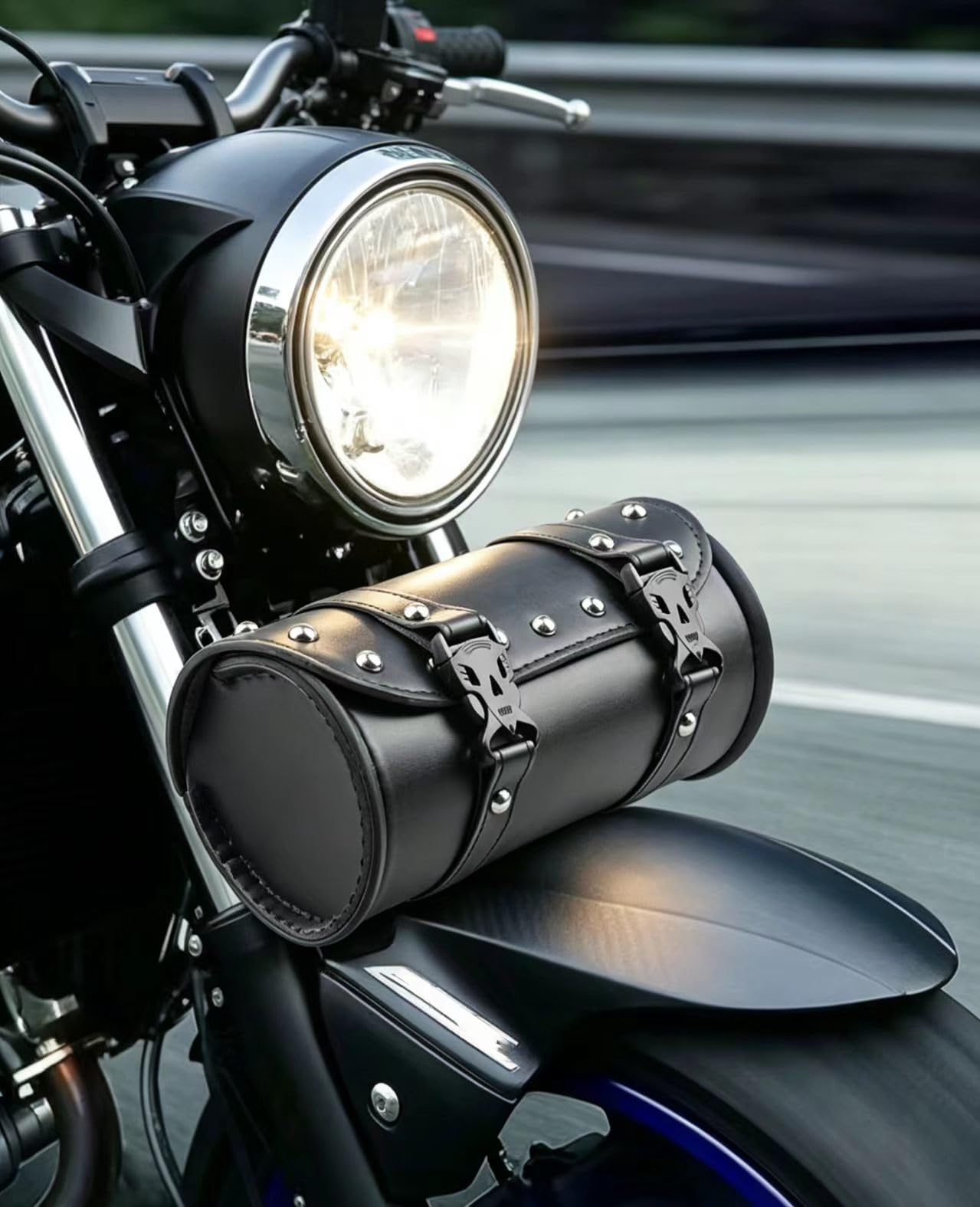 YDSTNiu Motorcycle Tool Bag for Aprilia SRGT200 SR GT200 SRGT 200, Front Fork Bag Handlebar Pouch Sissy Bar Storage Luggage Rack Waterproof Organiser