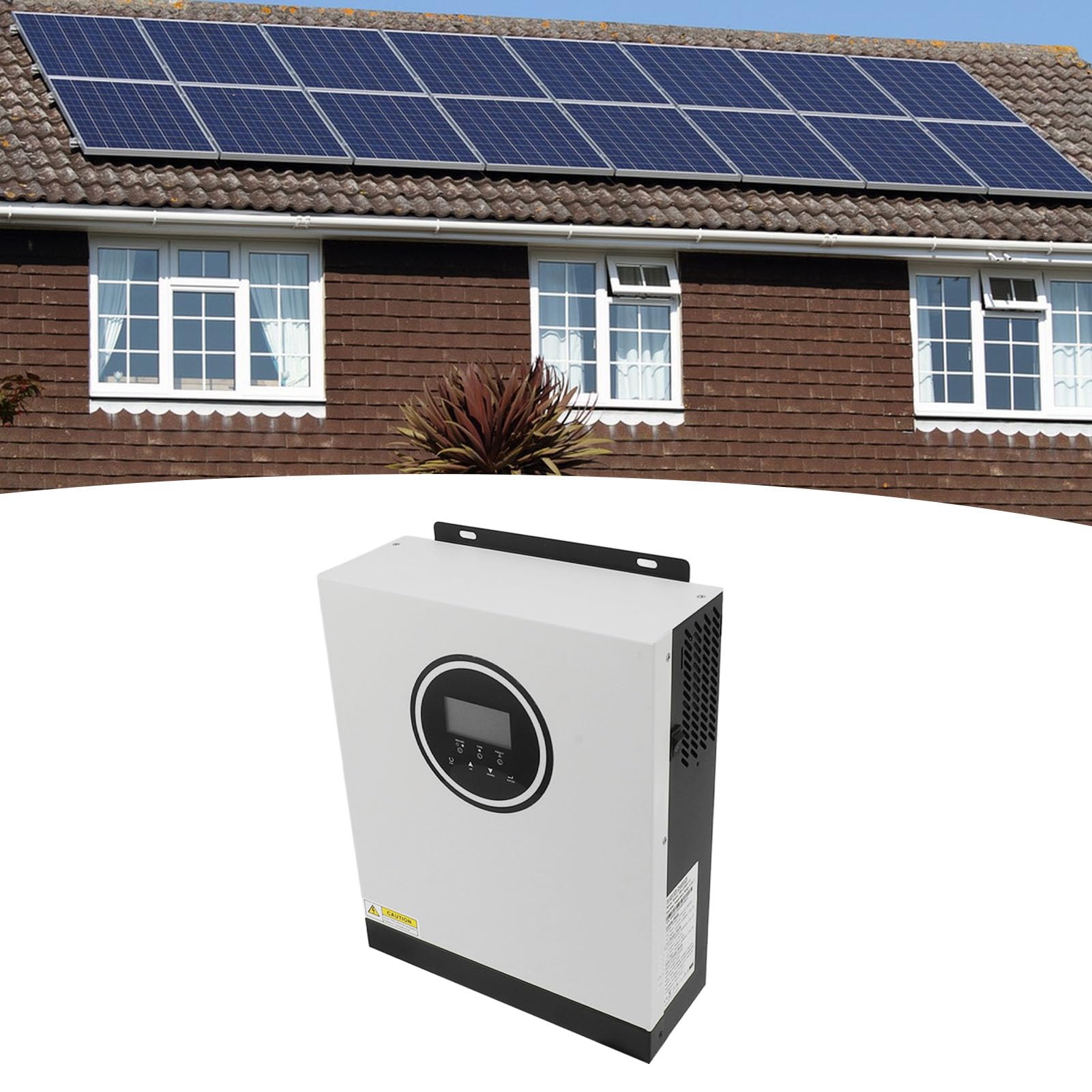 Hybrydowa ładowarka solarna 1800 W 230 V AC fala sinusoidalna wysokiej częstotliwości z wyświetlaczem LCD do szkoły domowej i monitorowania