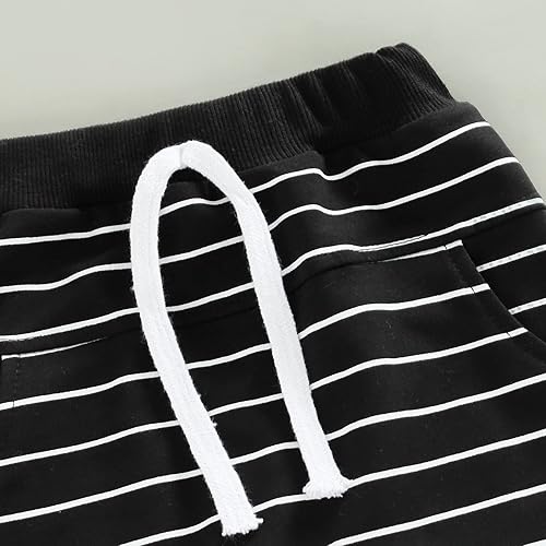 Miniatura 5 de MOREELUCK Ropa de bebé unisex casual para bebé, niño, niña, pantalones deportivos con cordón y bolsillos, traje de otoño e invierno