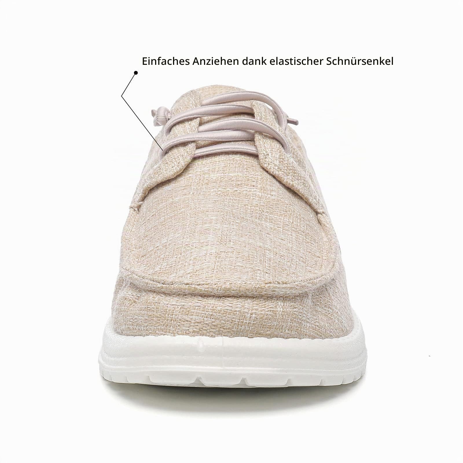 Betrue Herren Leichte Weiche Deckschuhe Baumwolle Canvas Loafer für Casual Anlässe