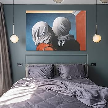 Amazon.co.jp: Rene Magritteルネ・マグリット《恋人たち