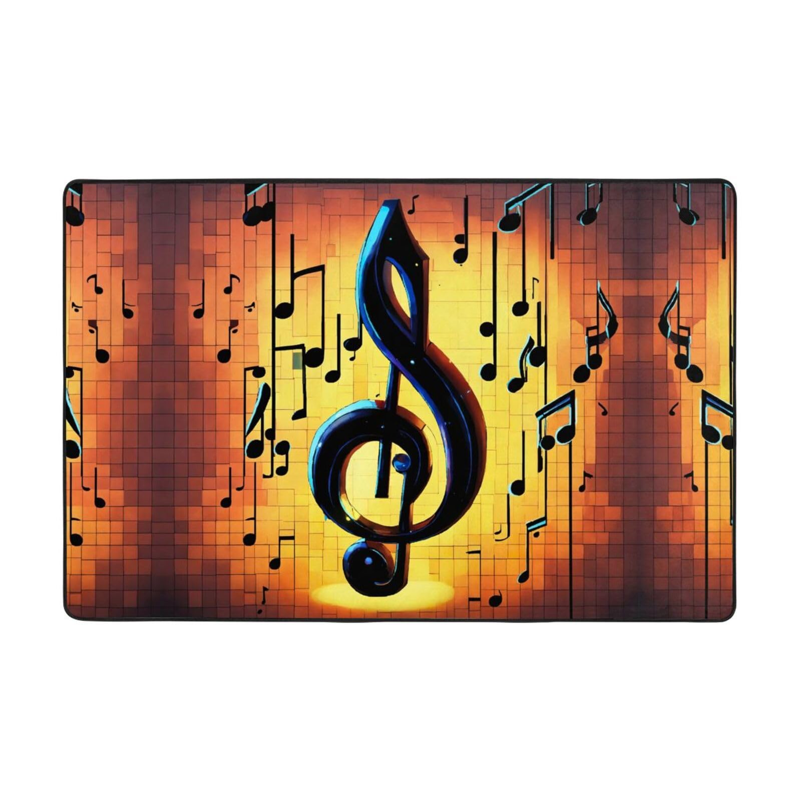 Tapis de salon musique EdWal moelleux pour une ambiance cocooning