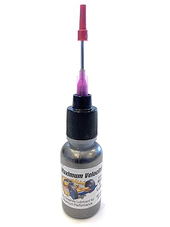 Maximum Velocity Premium Pinewood Derby Graphite Powder | Easy Application Tip for Wheels & Axles | Lubricant for Pine Car Kits