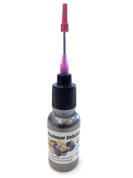 Maximum Velocity Premium Pinewood Derby Graphite Powder | Easy Application Tip for Wheels & Axles | Lubricant for Pine Car Kits
