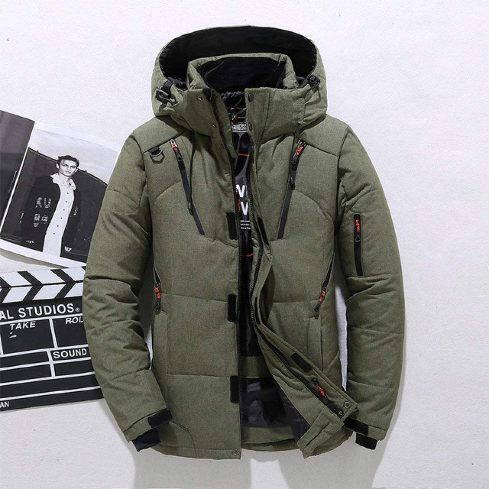 YHWW Down Jacket, Down Jacket Male Winter Parkas Men White Duck