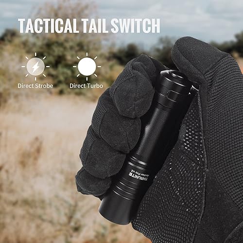 Miniatura 4 de ThruNite Archer Pro V2 Linterna de bolsillo pequeña Max 613.5 ft EDC Mini linternas de mano USB-C recargable Penlight, negro blanco frío