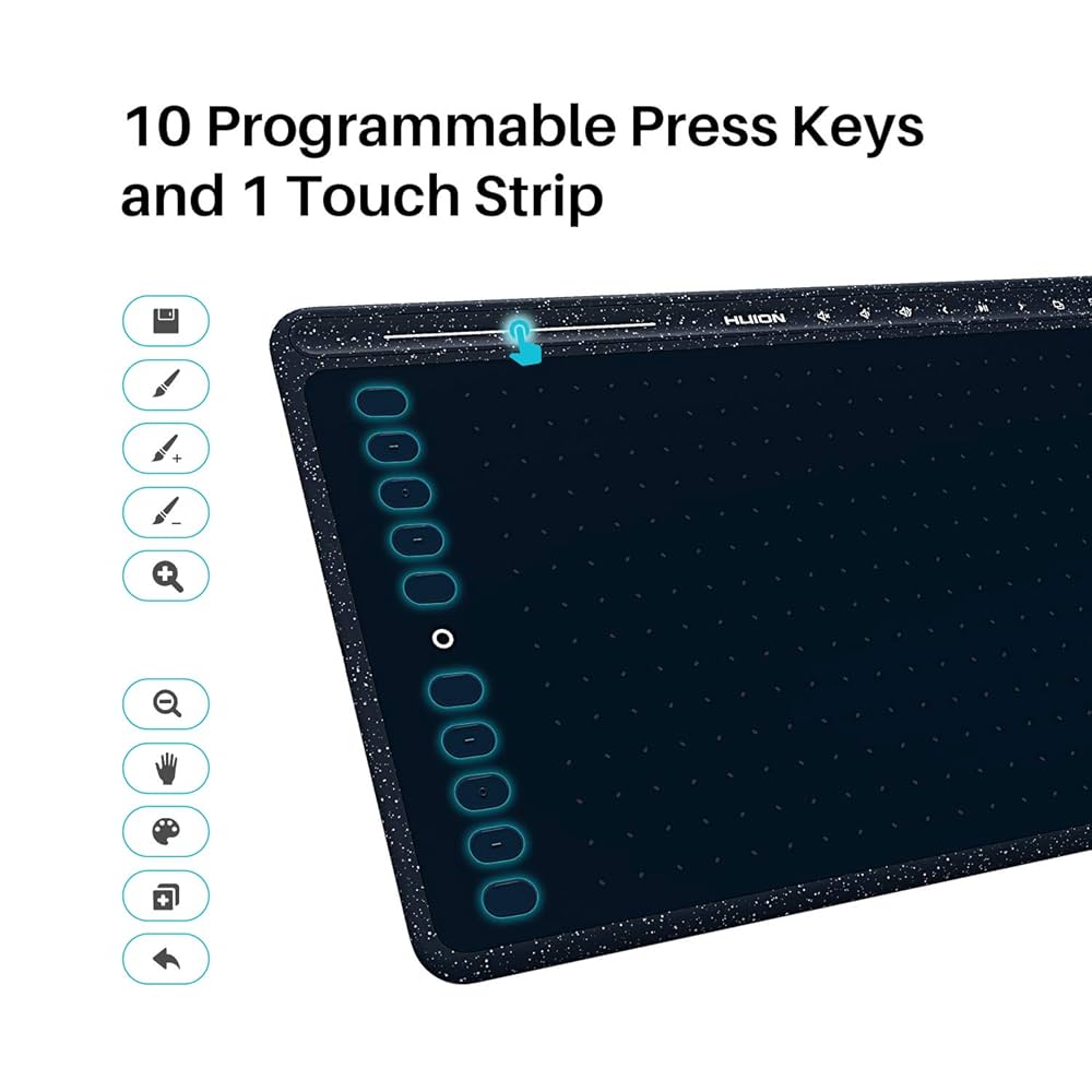 新品未使用 HUION HS611 デジタルドローイングタブレット スカーレット Huion HS611 Graphic Drawing Tablet for Artists. | Huion