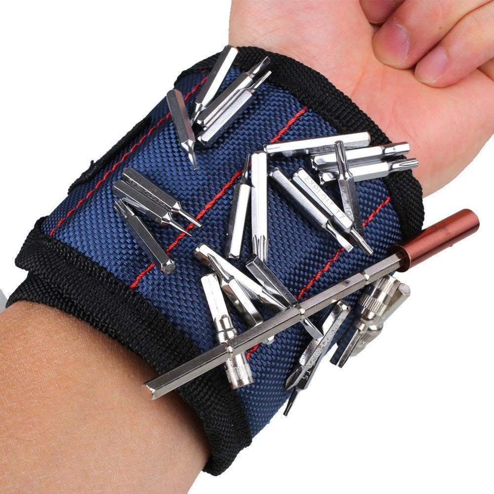 AADCART 1Pc Sports 13.8'' Wrist Port Band Tool Belt ew Kit Set Magnetic Wristband 1