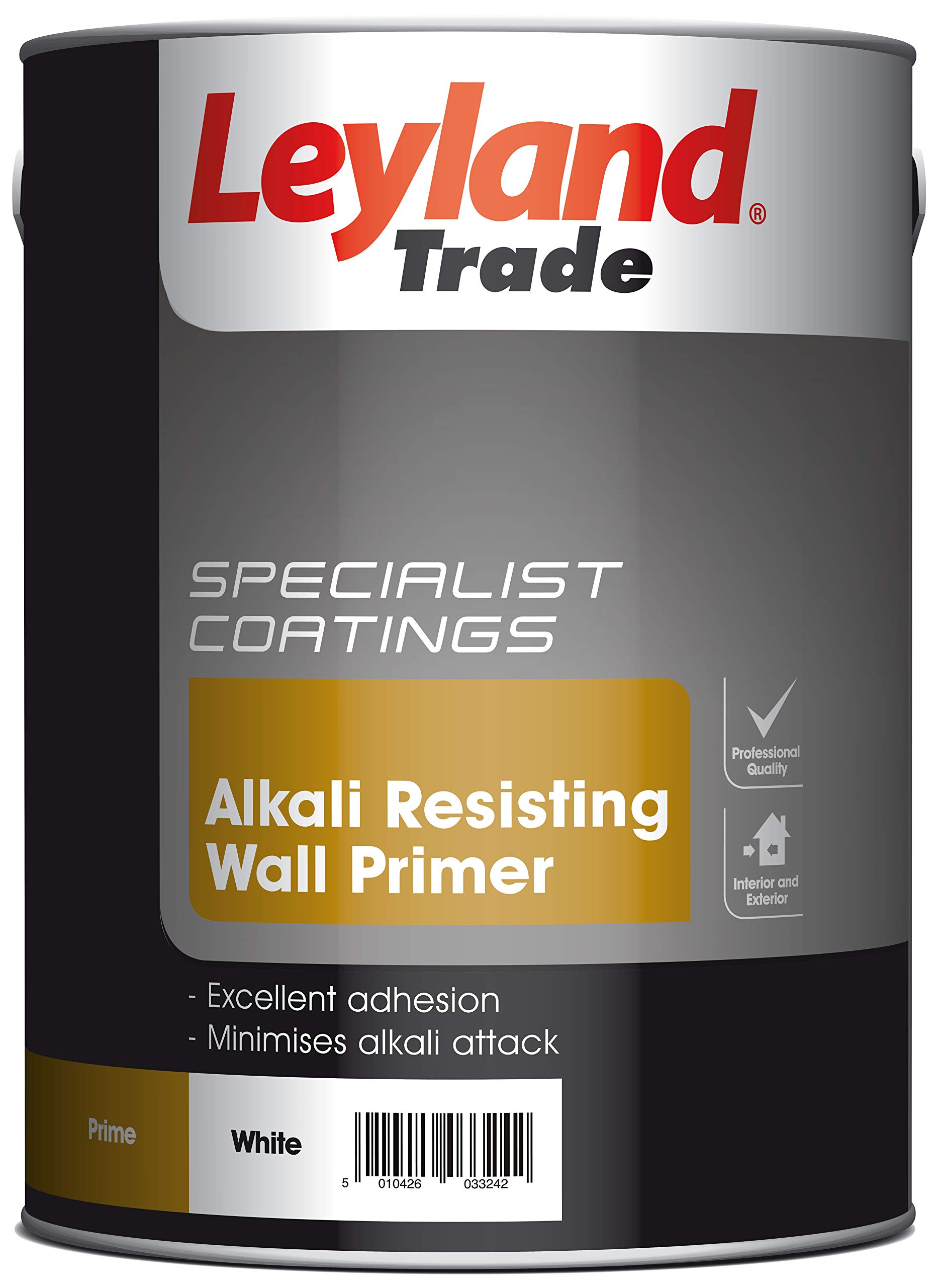 Leyland Trade Alkali Resisting Wall Primer - White 5L