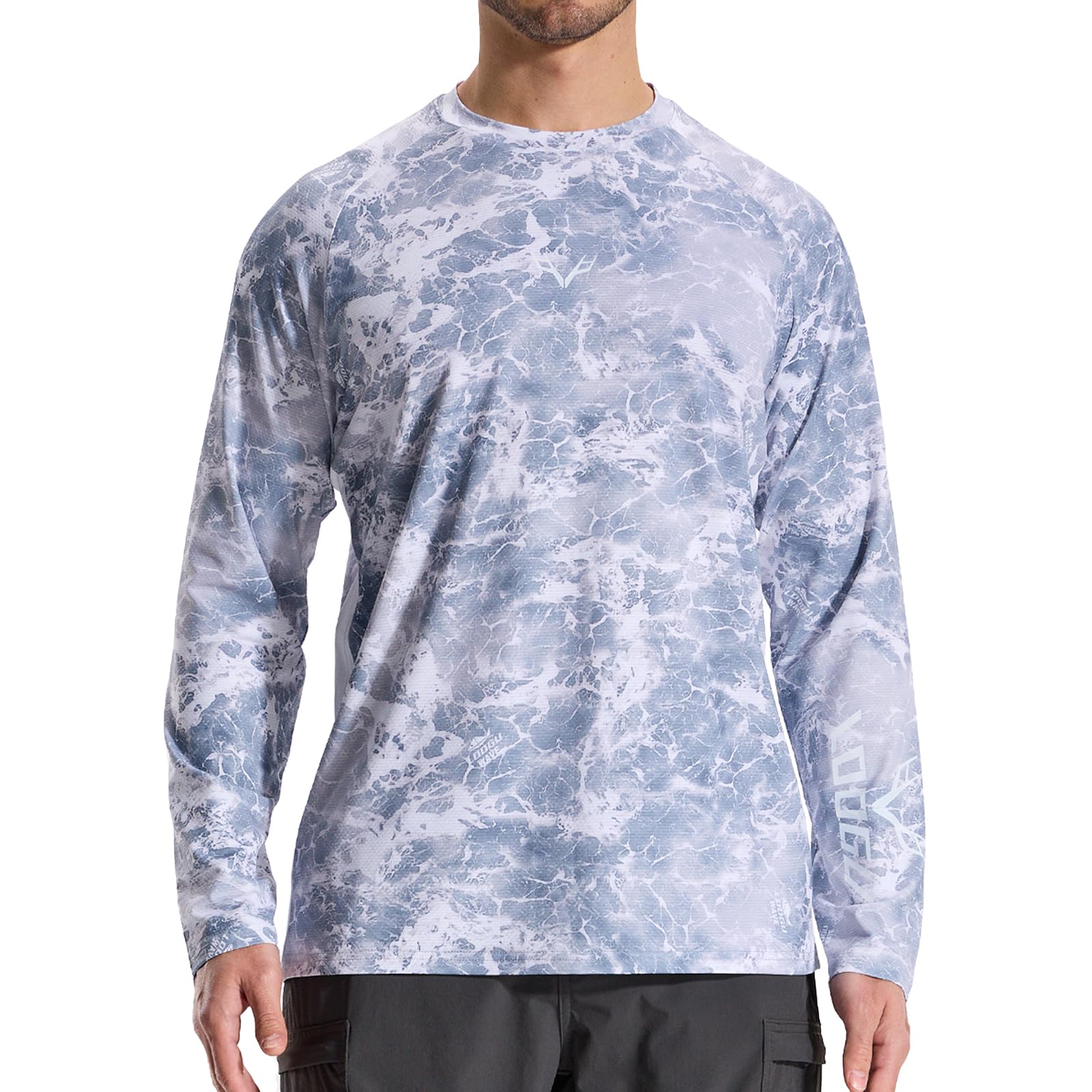 LOOGU Men's Camo Shirt Lightweight Turkey Hunting Shirt Camouflage Shirts for Men Long Sleeve Shirt