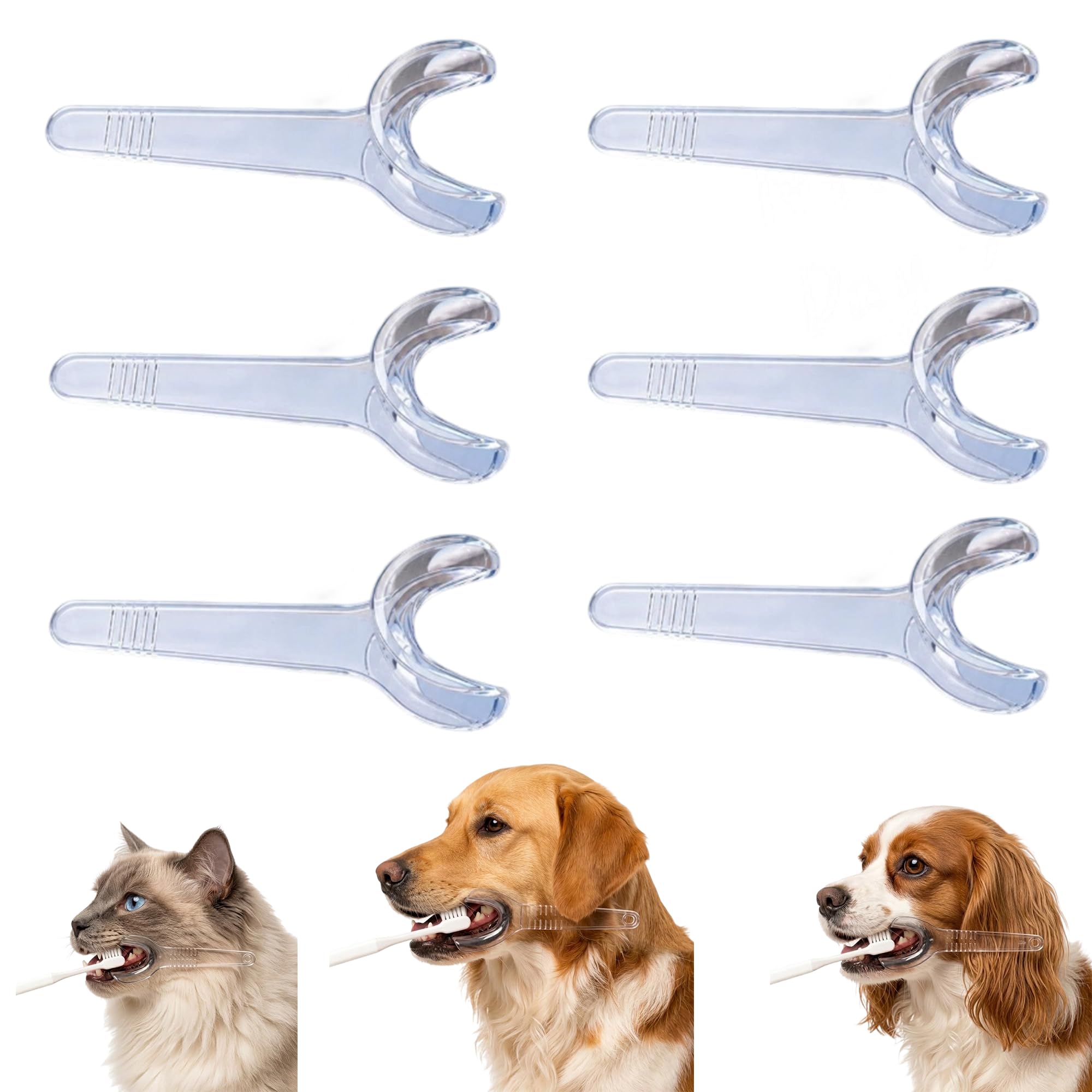 Dog Dental Mouth Opener - Pet Tooth Brushing Helper for Dogs & Cats