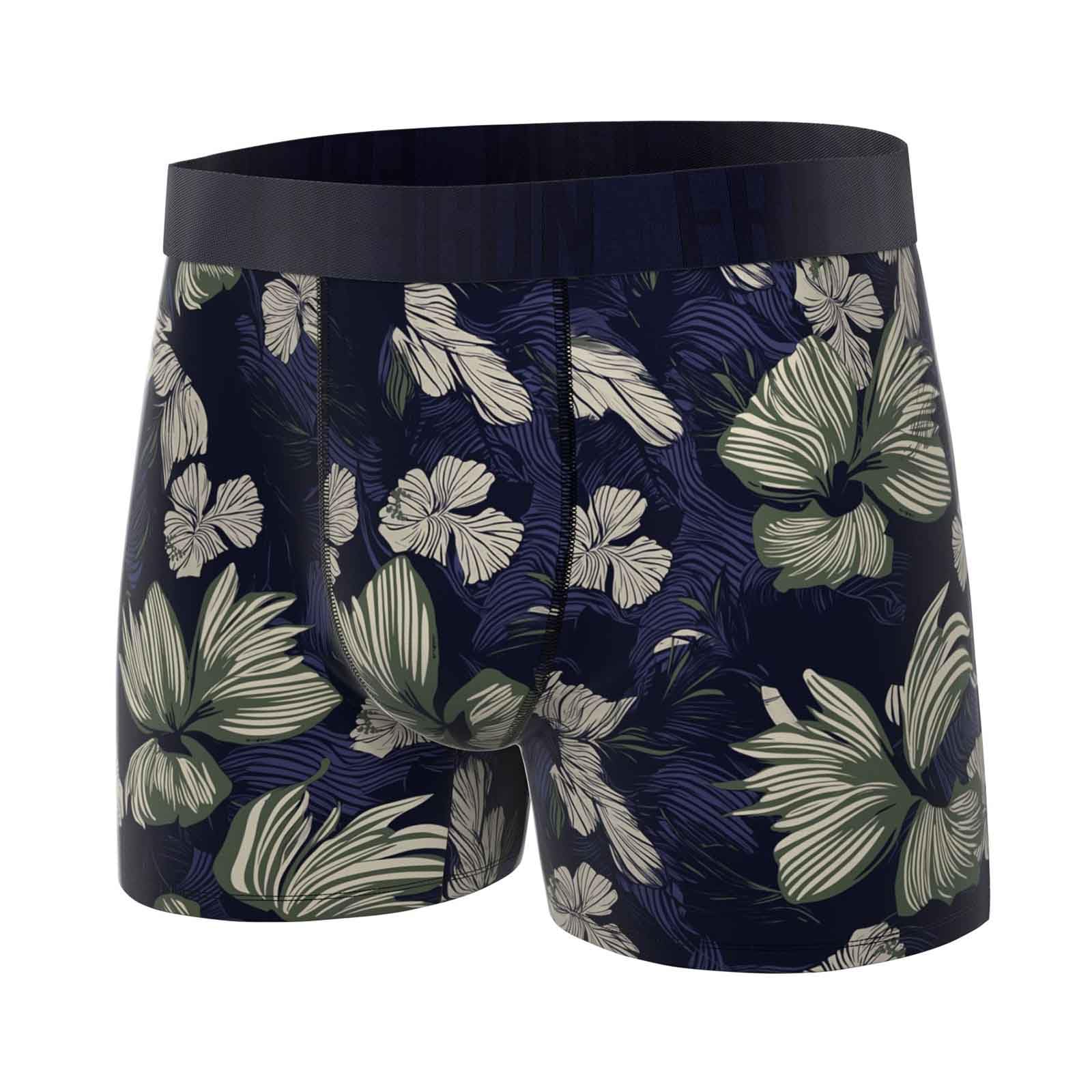 FREEGUN Boxer Homme Microfibre Flowers