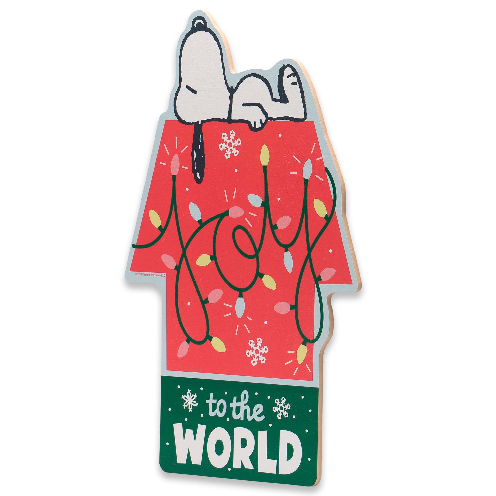 Amazon.com: Open Road Brands Peanuts Joy To the World Snoopy Dog