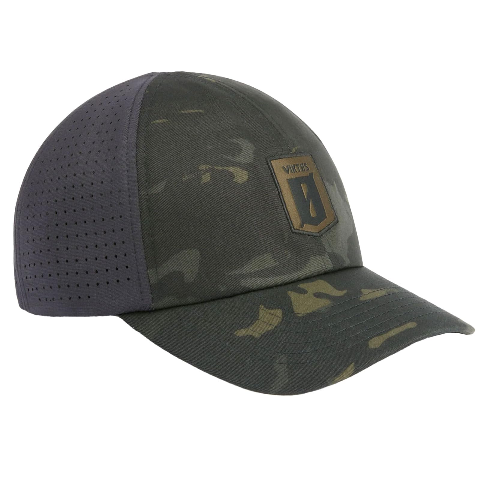 VIKTOS Men's Superperf MC Multicam Tactical Hat - Moisture-Wicking Adjustable Casual Pre-Curved Mid-Profile Baseball Cap