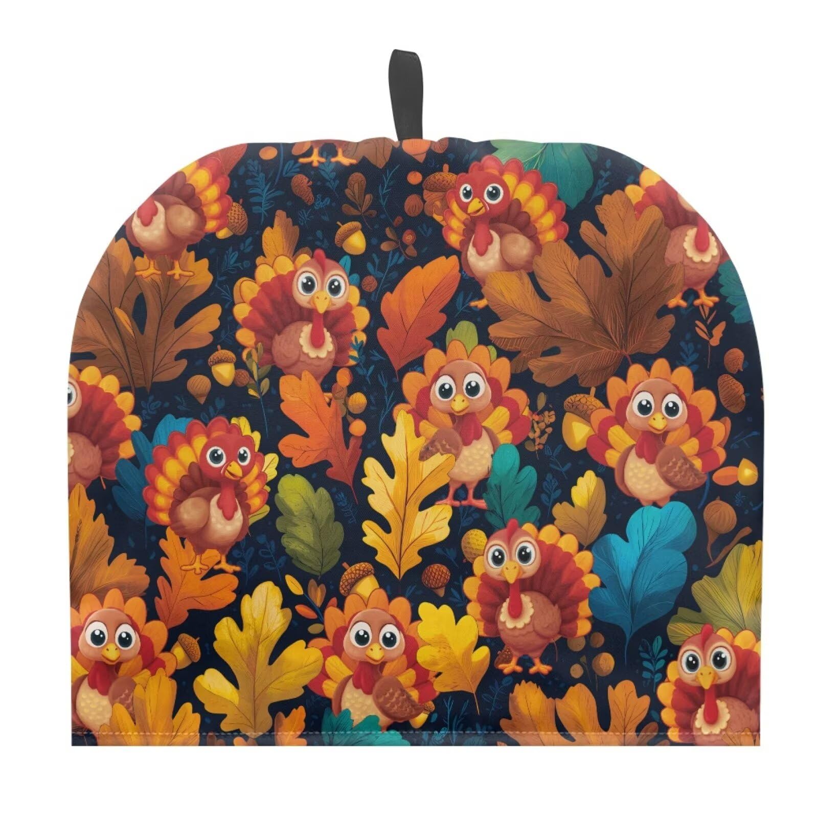 Hudotybom Thanksgiving Turkey Tea Cosy Teapot Cover Breakfast Coffee Warmer Cozy Kettle Cover Water Kettle Protector Kitchen Cozies for Thanksgiving