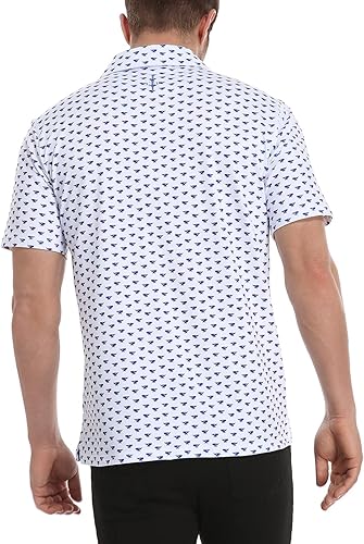 Miniatura 3 de LRD Camisas de golf para hombre UPF 50 que absorbe la humedad camisa polo de manga corta