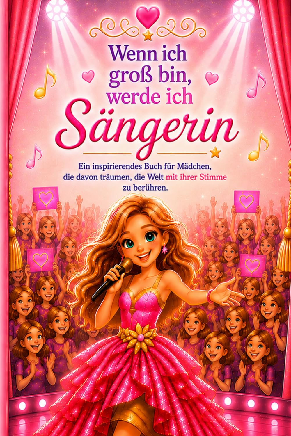 Wenn ich groß bin, werde ich Sängerin: Ein inspirierendes Buch für Mädchen, die davon träumen, die Welt mit ihrer Stimme zu berühren