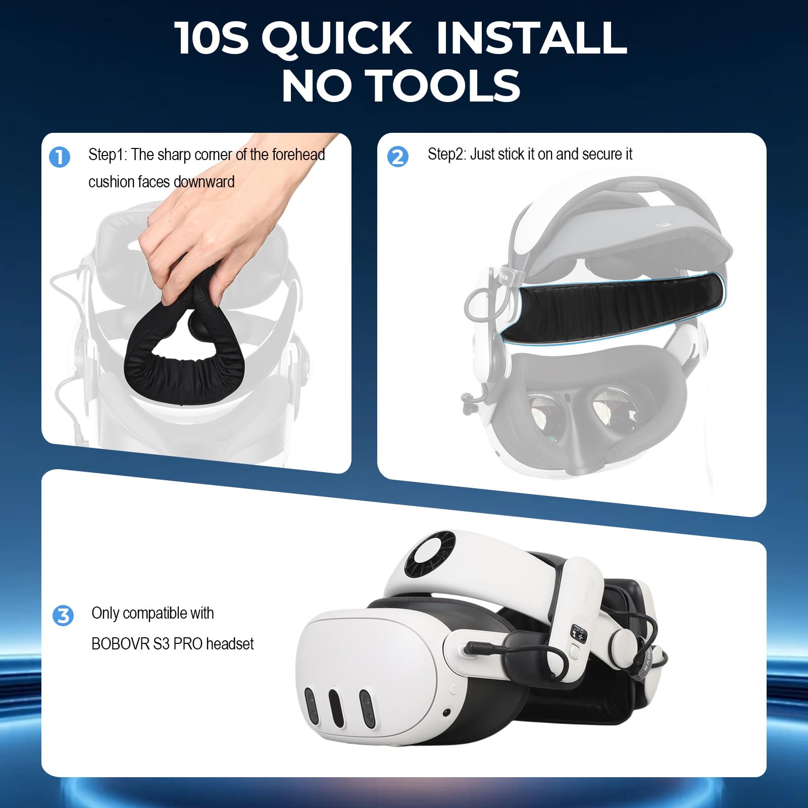 Amazon.com: NexusOrbit 2Pcs Forehead Cushion Replacement VR