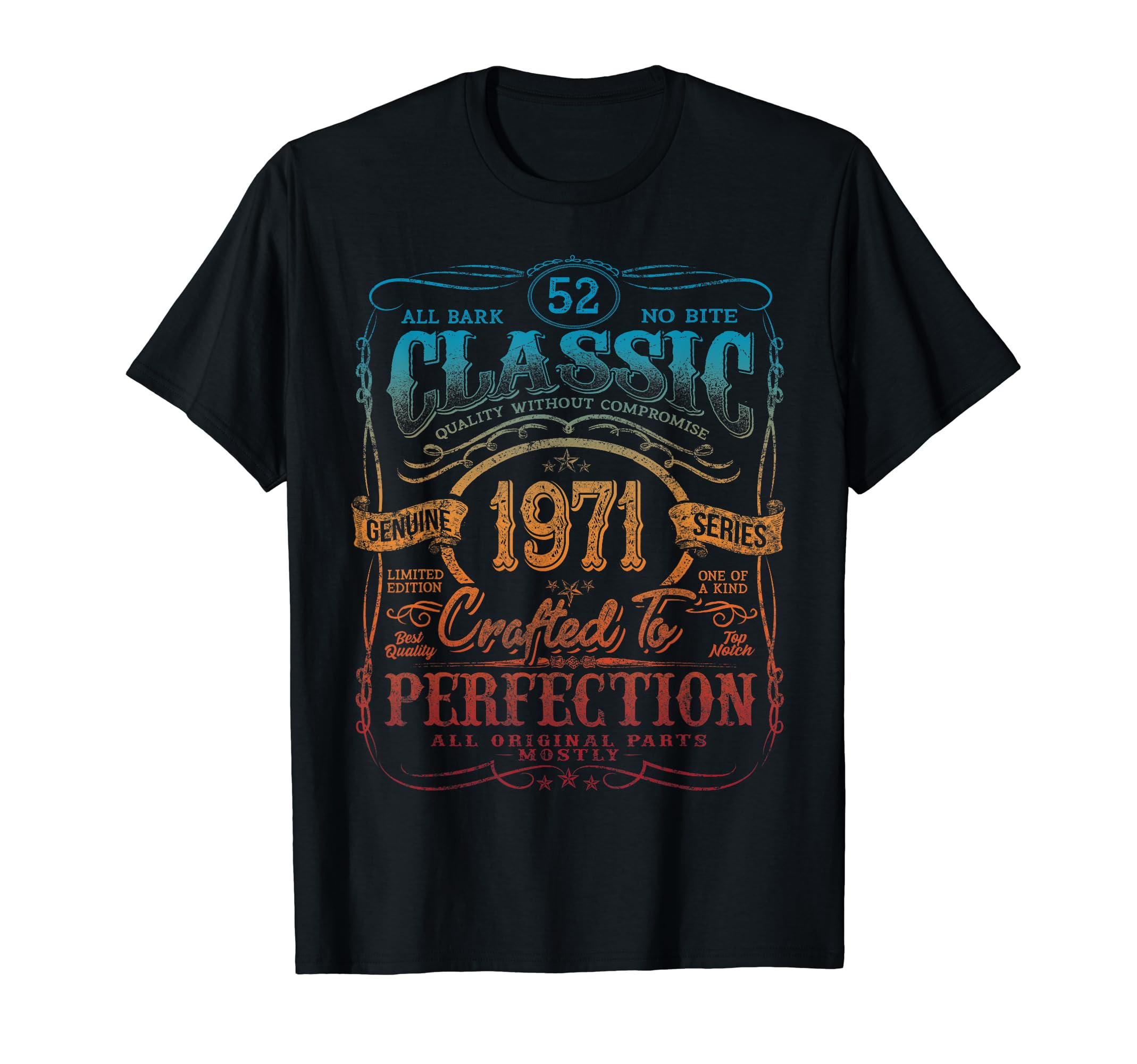CLASSIC 2023 Limited Edition TshirtsVintage 1971 Limited Edition Shirt 52 Year old 52nd Birthday T-Shirt
