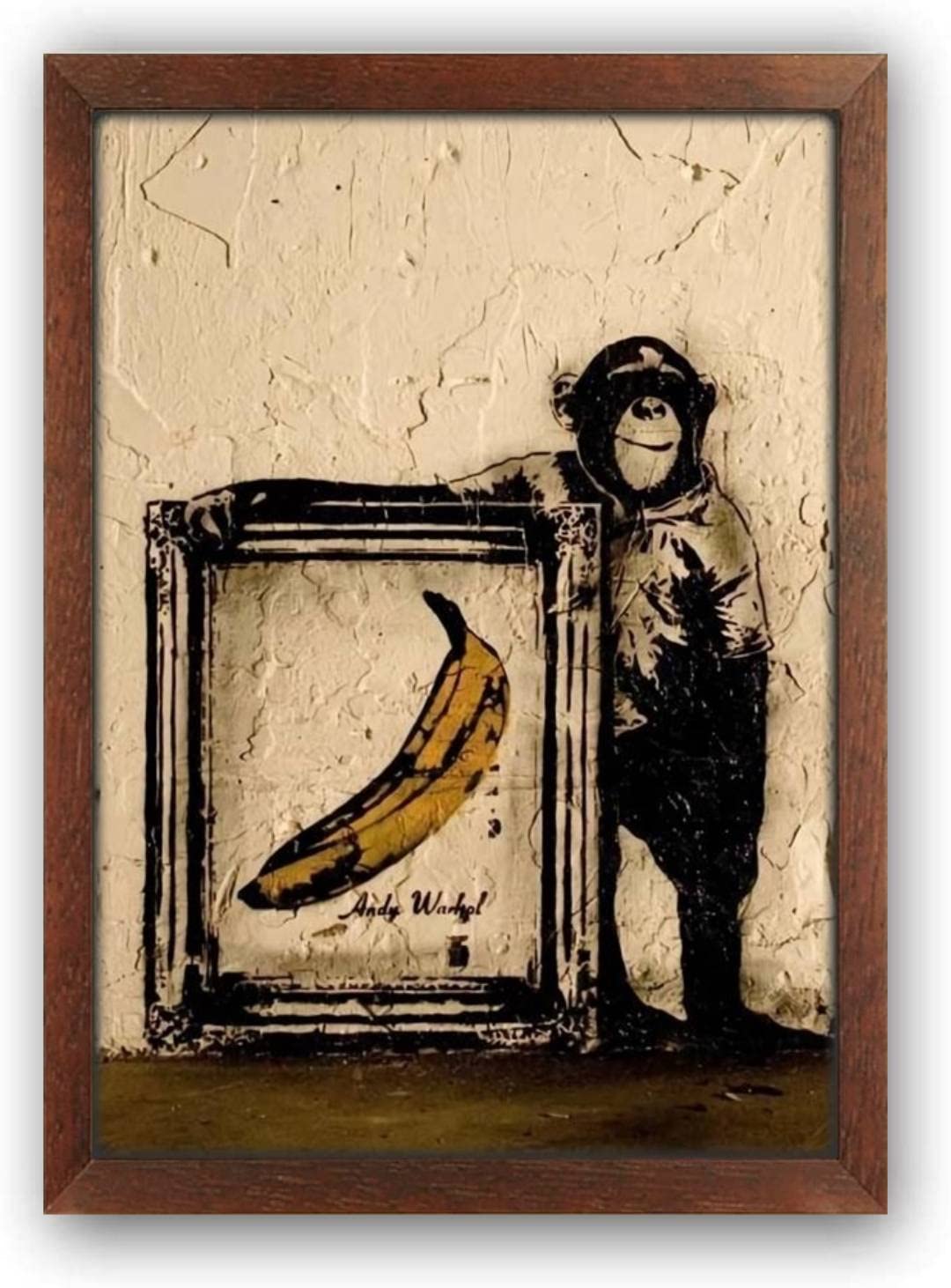 バンクシー Monkey &Banana Amazon.co.jp: バンクシー MONKEY & BANANA（モンキー＆バナナ） A4