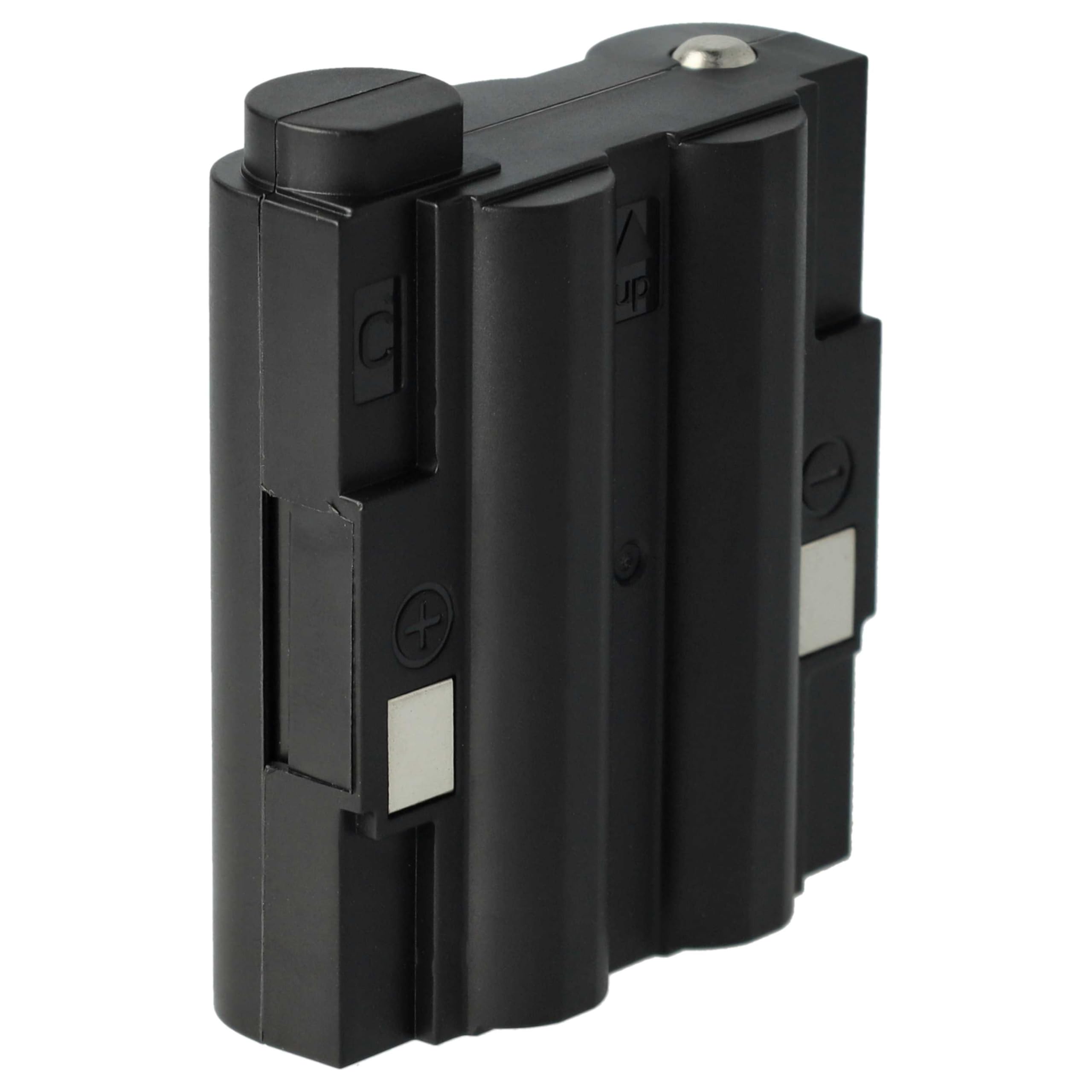 vhbw 2X Batterie Compatible avec Alan Midland GXT-850 | GXT-800, GXT-950, GXT-900, GXT-757, GXT-756, GXT-775 radio talkie-walkie (700mAh, 6V, NiMH)