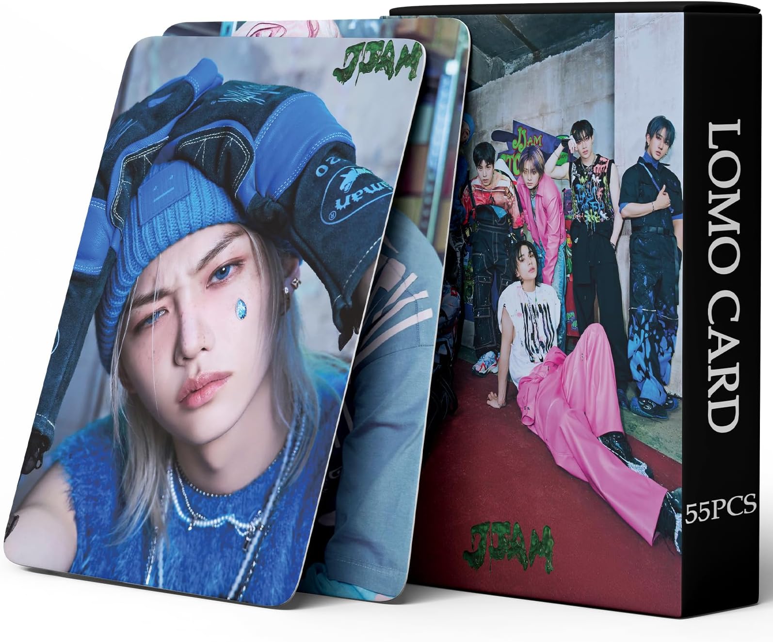 Stray Kids ATE Album Photocards - 55PCS JJAM Lomo Cards Domin ATE World Tour Photo Cards
