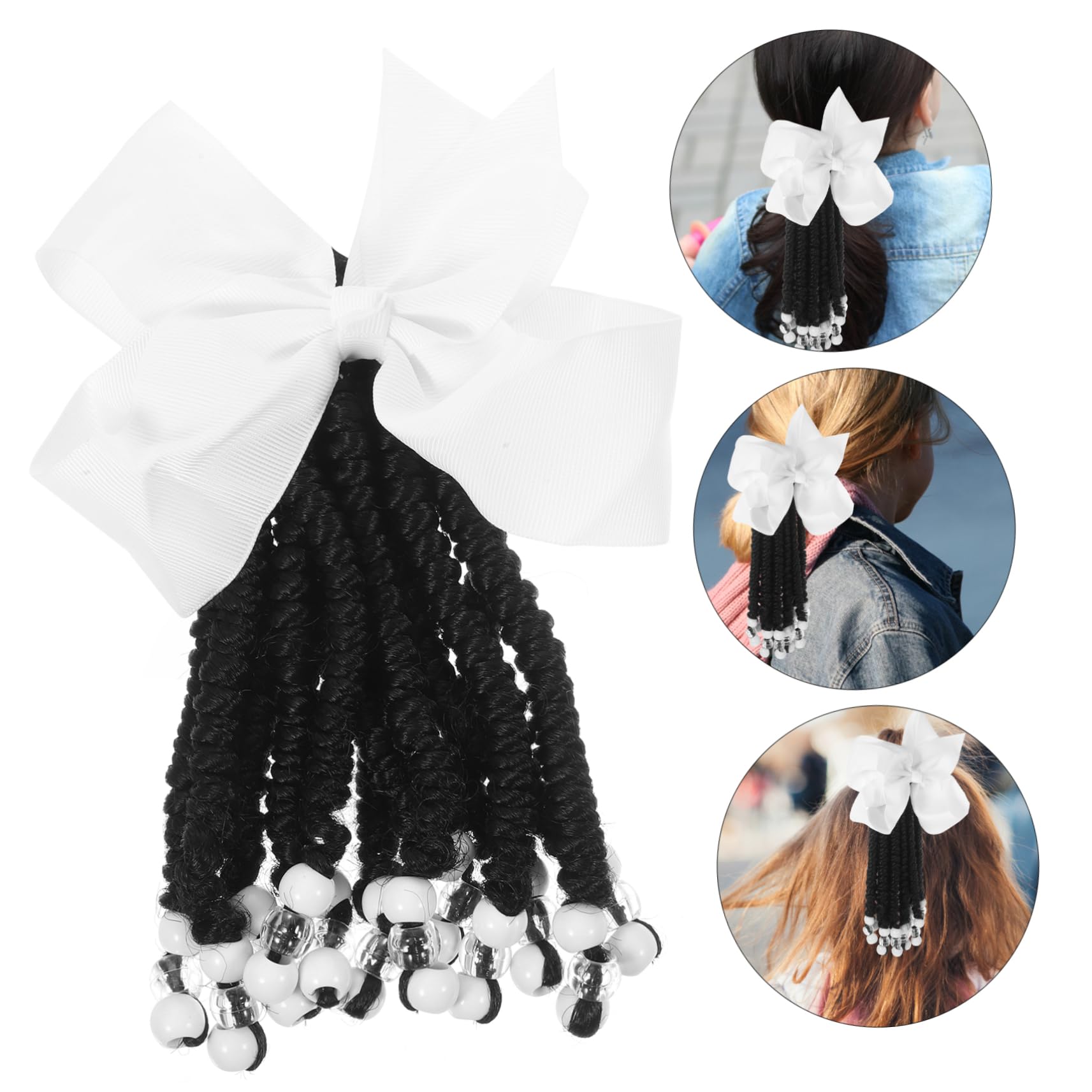 Amazon.com : FOMIYES 3Pcs Braided Ponytail Extensions with  display picture 3