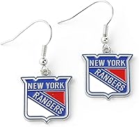 Vista 4 de aminco NHL womens NHL Logo Dangler Earrings