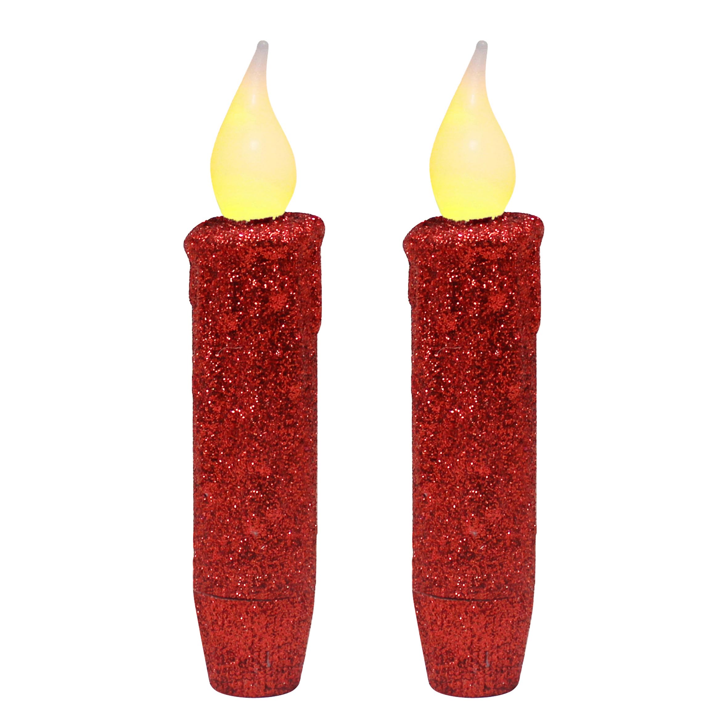 Bougies sans flamme de Noël et Halloween pour décoration de table